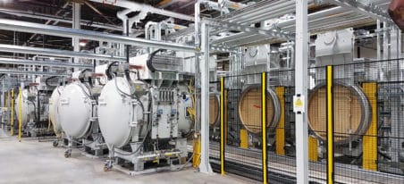 high volume low pressure carburizing furnaces - Four Multi Chambres de cémentation basse pression | ECM Technologies